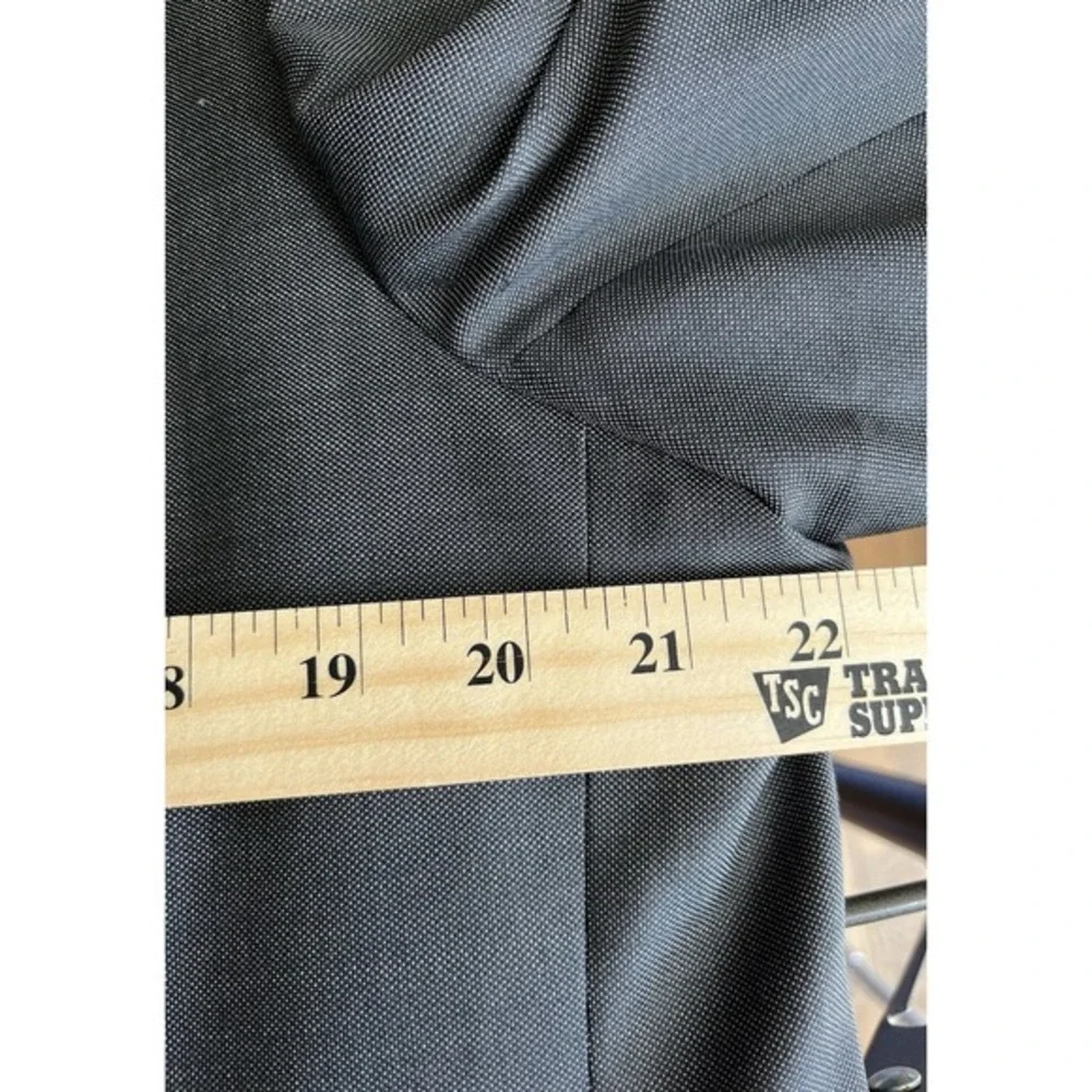 Mens 44R Wool Hugo Boss Grey‎ Blazer  Suit Jacket